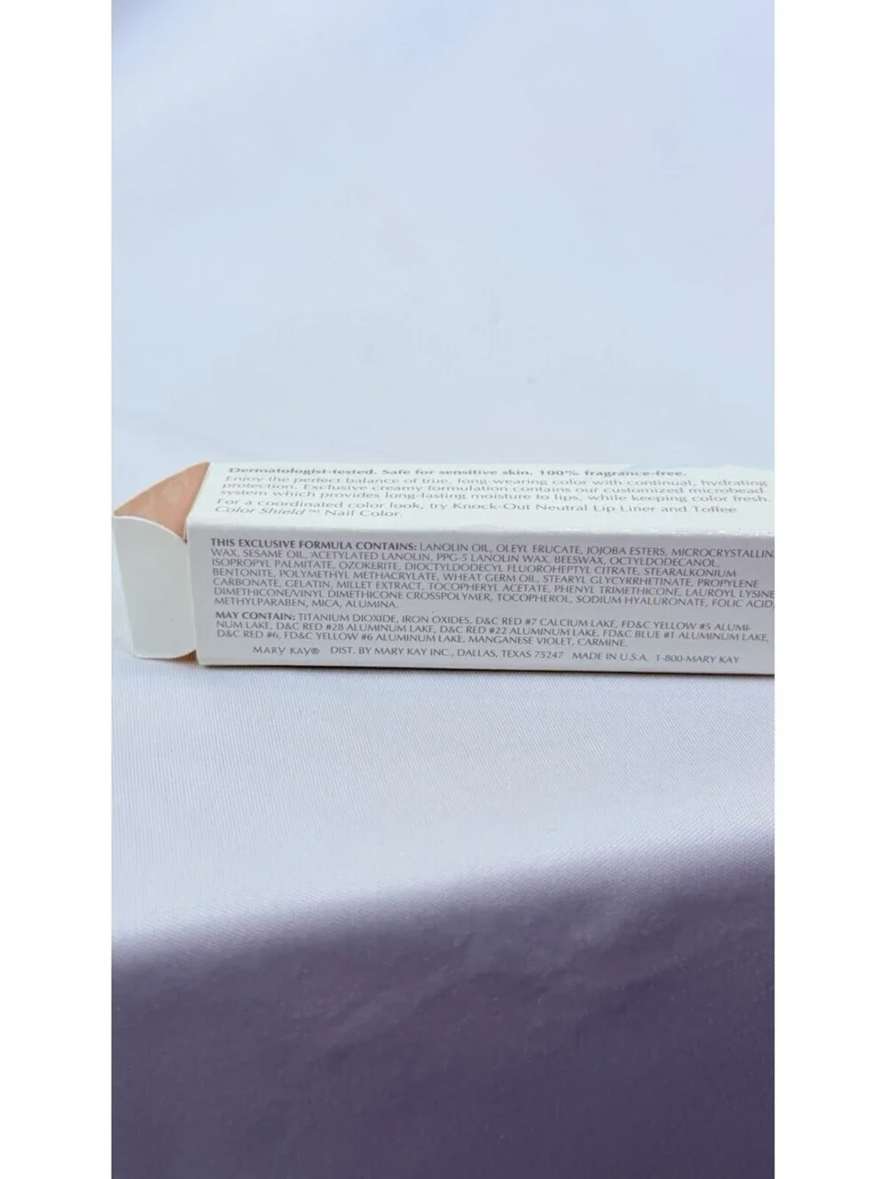Mary Kay Signature Color Moisturizing Lipstick Toffee 1883 New Discontinued